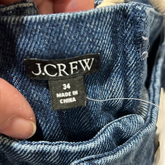 J. Crew BZ734 Lace-up drapey wide-leg jean size 34 NWT - Picture 9 of 13